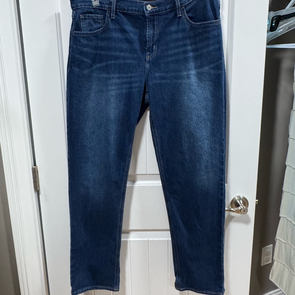 Old Navy Women's Dark Blue Wow Boyfriend Jeans